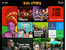 Tablet Screenshot of diaslatinos.nl